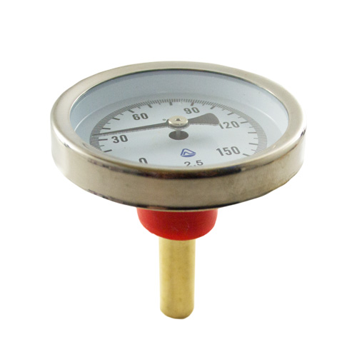Термометр биметаллический ∅63 150°C (L50)